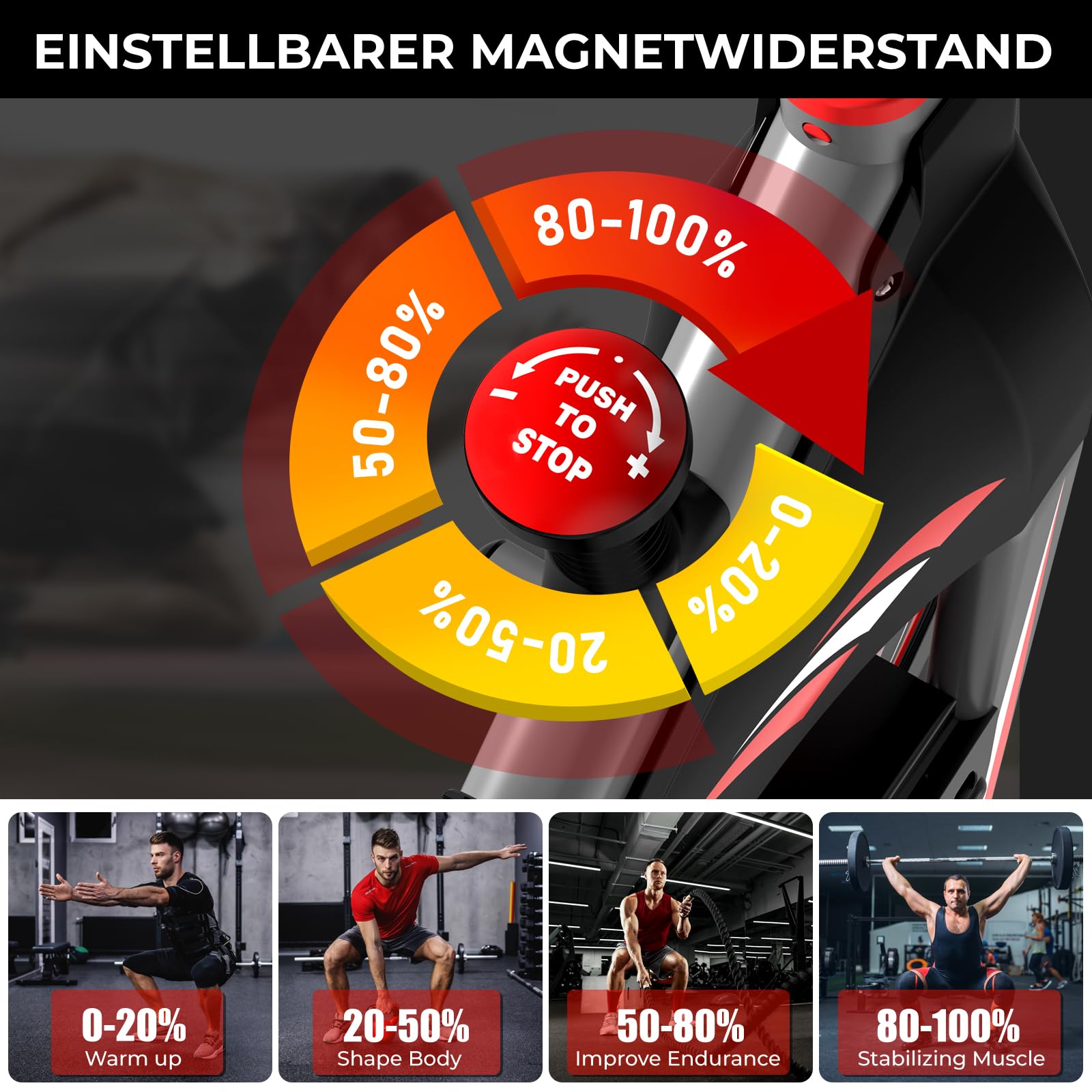 Micyox Ergometer Heimtrainer Fahrrad, TH-X3 Fitnessbikes mit Magnetischem Widerstand, Indoor Kardio Training, LCD Monitor mit IPad-Halterung Hometrainer 150 kg Belastbar